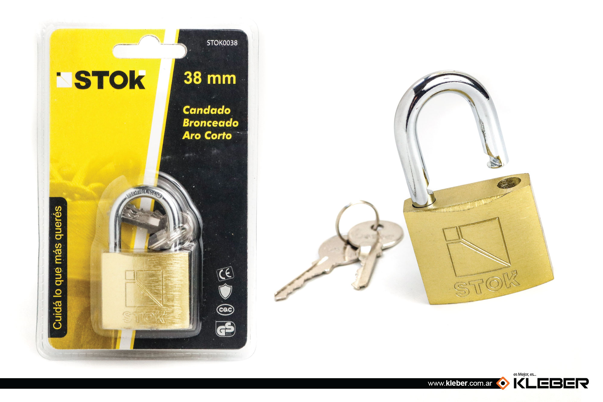 CANDADO BRONC. STOK 38