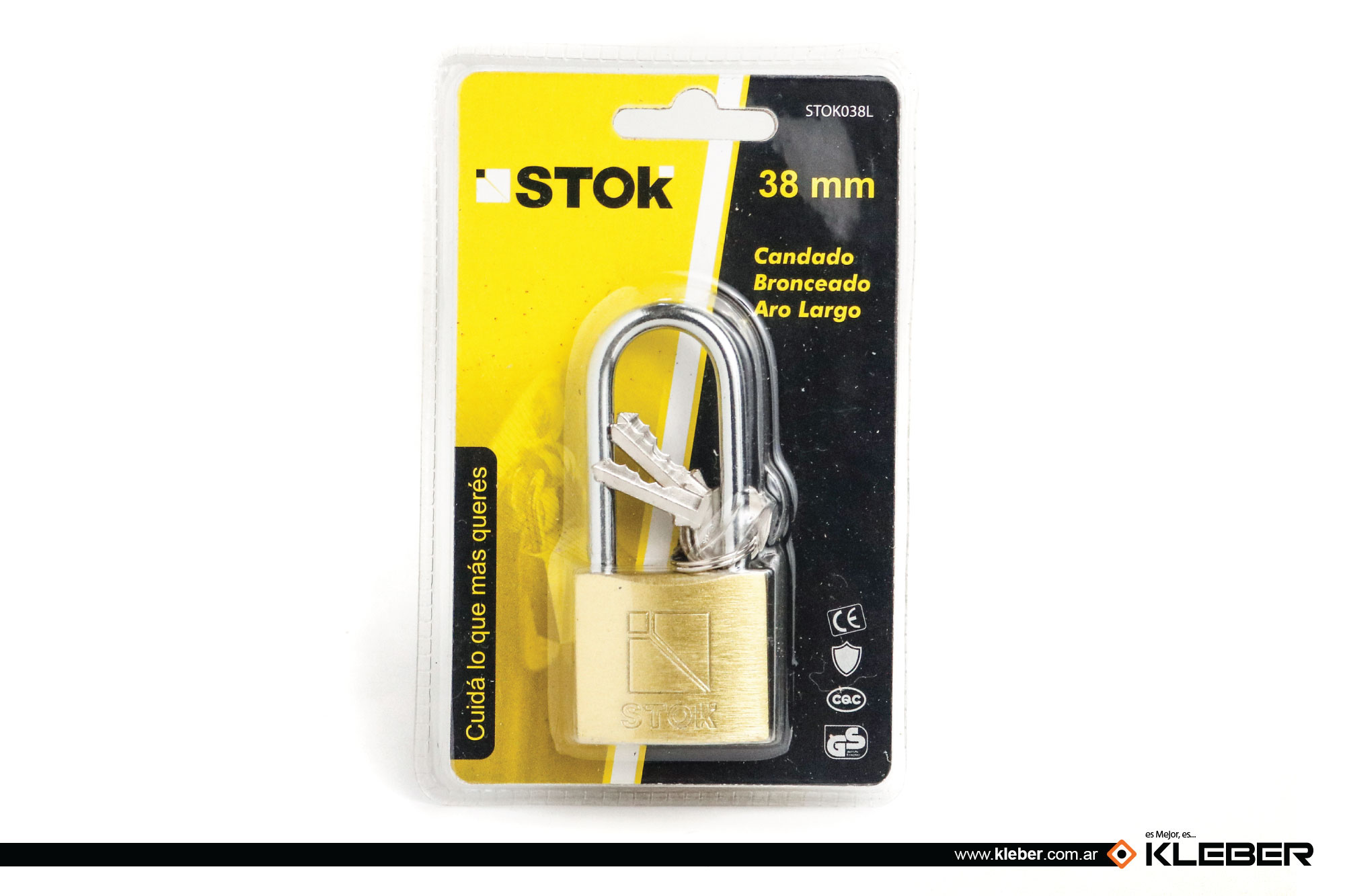 CANDADO BRONC. STOK 38 AR